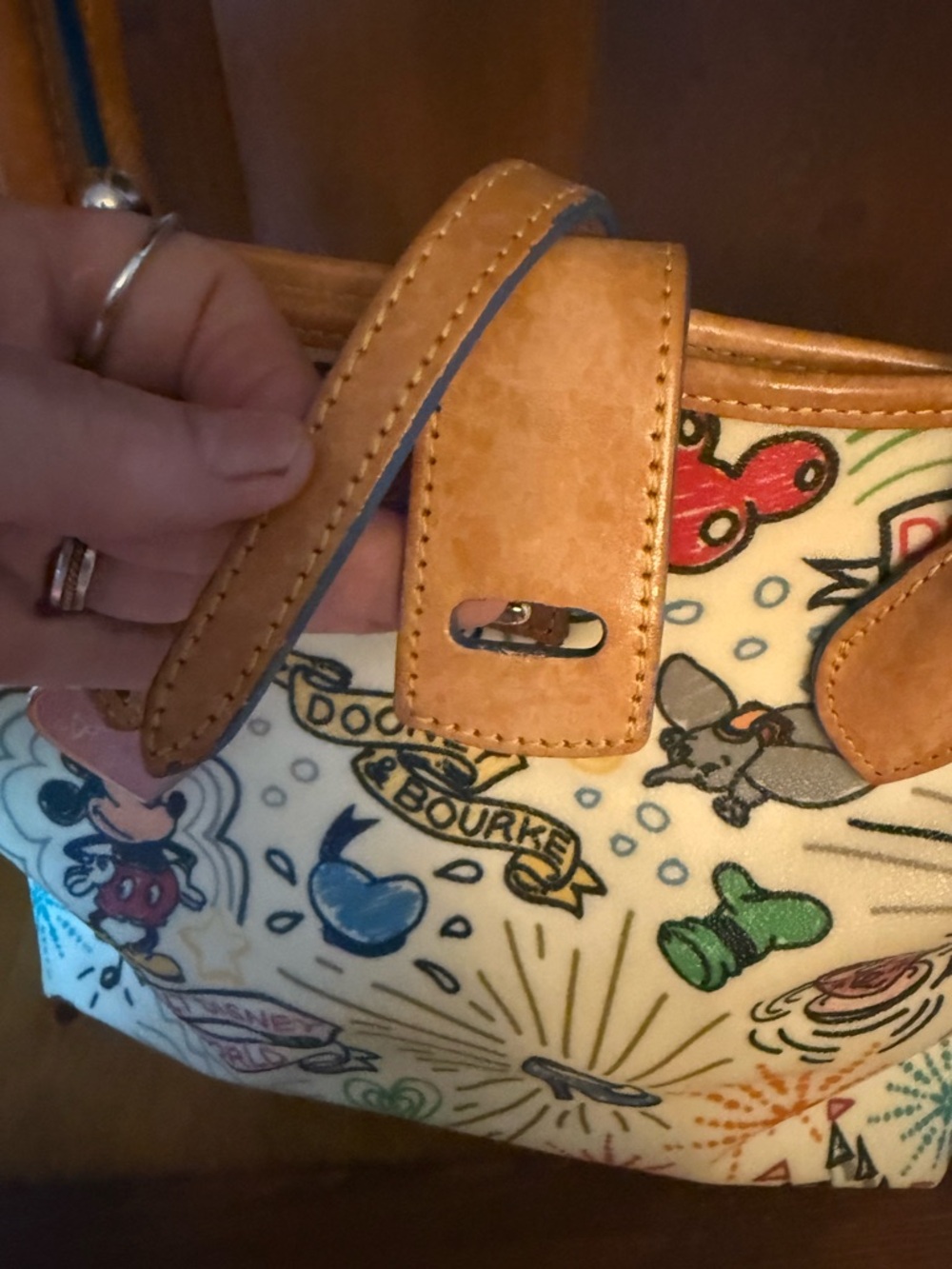 Dooney & Bourke Disney Parks "Sketch" Tote Bag, - Picture 10 of 13